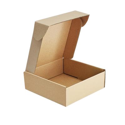 China 2021 Customs Logo Recyclable Mailing Packaging Box Corrugated Mailing Cardboard For Cloth Shoes T-shirt Package for sale