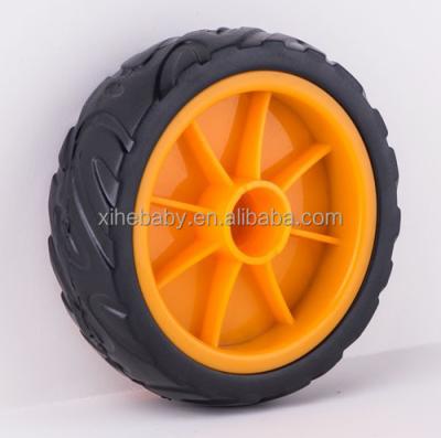 China PP 6 Inch Baby Toy Wheel Plastic Wheel EVA Wheel for sale