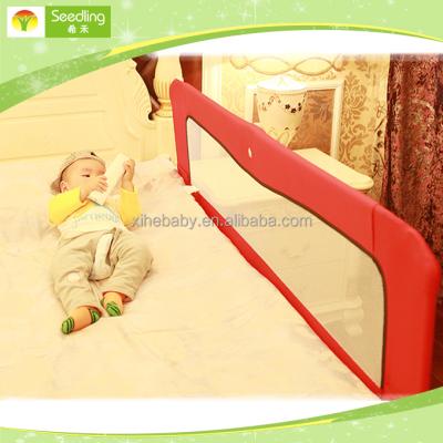 China Used for baby and adult folding crib rail protection, red bed fall prevention, extra long bed guard rail for sale