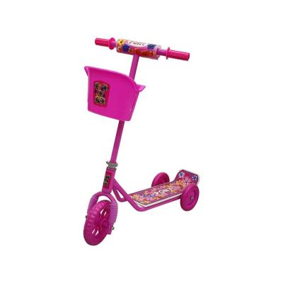 China Kid Modern Children Bike Kids Mini Skate Scooter Three Wheel Baby Scooter With Front Basket for sale