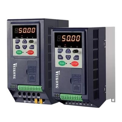 China Textile Veikong 380V 2.2KW Adjustable Frequency Drive V/F SVC Control Inverter VSD for sale