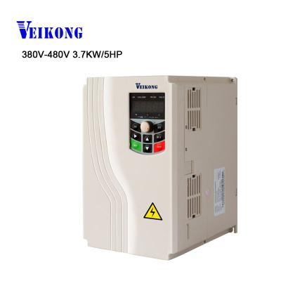 China Textile 380v 400v 440v 480v 3.7kw 5hp 50-60hz VFD Inverter for sale