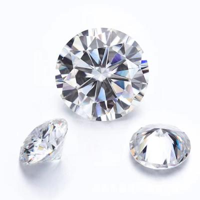 China Color Set or Jewelry GRA Moissanite Diamond Stone D GH E-F Fire Goldleaf Loose Moissanite for sale