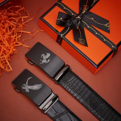 China High Quality Comfortable Custom Made Gifts Mens Genuine Leather Belt Gift Set For Father Husband for sale