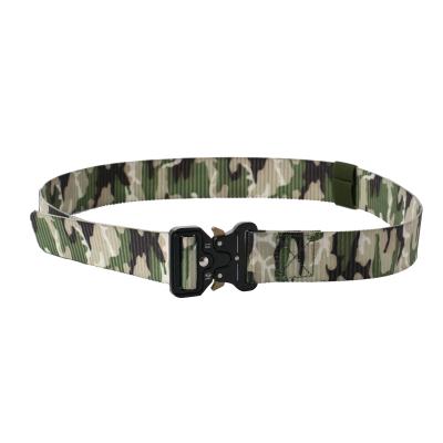 China Army Military Nylon Training Tactical Men's Polyester Aluminum Alloy Insert Buckle Belt Canvas Belts for sale