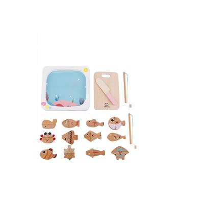 China Montessori Eco-friendly Material Educational Toy Pretend Play Toy Cutting Simulate Fish Toy For Children for sale