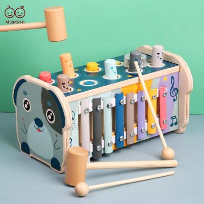 China Children's Toys Children Hitting Game Xylophone Maze Toy Puppy Multifunctional Whac-a-mole Hitting Toys for sale