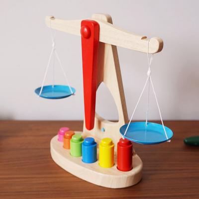 China Children's Toys Best Selling Products Educational Cognitive Balance Board Game Balance Ladder Wooden Toys for sale