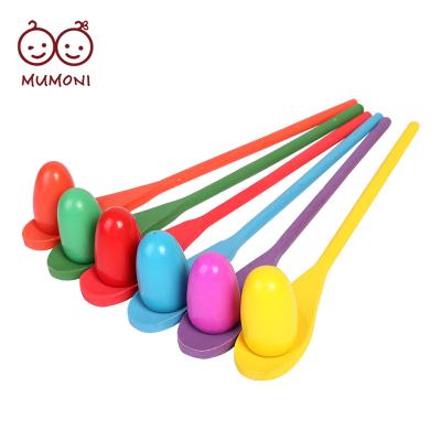 China Training Your Balance System In Our Top Selling Wooden Brain Egg And Spoon Balance Toy Kids Instruct Balance Training Outdoor Game for sale