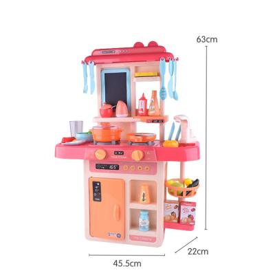 China Multifunctional Kitchen Play Set Costumed Simulation Kitchen Toys Home Furniture Kitchen Sink Toys Multifunctional Kitchen Play Set for sale