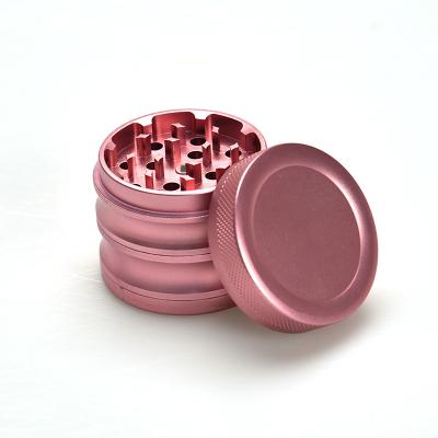 China 4 Layers Color Handle Herb Grinder Tobacco Grinder OEM Factory Custom Grinding Tobacco for sale