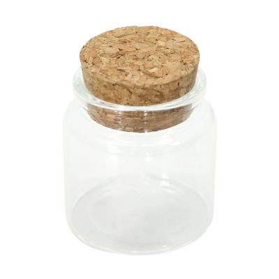 China Freshness Preservation Airtighet Cookie Apothecary Storage Green Tea Glass Jars With Bamboo Wooden Lids for sale