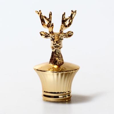 China Zinc Deer Perfume Zinc-Alloy Caps Good Touch Environmentally Friendly And Recyclable for sale