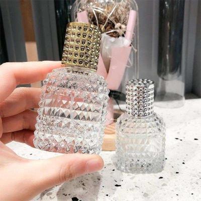 China 50ml Luxury Custom Perfume Bottle Clear Perfume Bottle Glass Perfume Bottles for sale