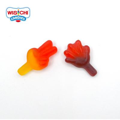 China Hot sale natural free sample candy flavor mango candy maker bulk gummy soft mora shape soft candy for sale