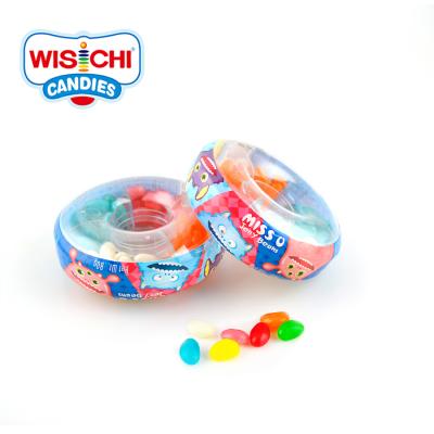 China Free sample 80G normal MISS YOU brand jelly bean toy candy colorful assorted flavor jelly bean for sale