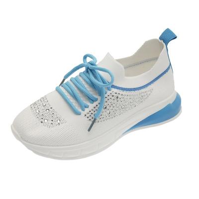 China Factory Wholesale Rubber Sports Shoes Sports Walking White Casual Shoes for sale