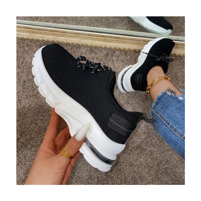 China Quality Assurance Low Price Rubber Women's Platform Sports Shoes Ladies Sports Shoes for sale