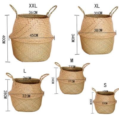 China Woven Basket Stored For Flower Jute Spliced ​​Plant Plankton Plant Basket Storage Modern Woven Basket for sale