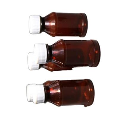 China Outstanding Quality 65ml Reusable Portable Frosted Brown Medicine Bottle for sale