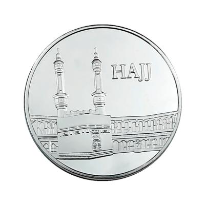 China Islamic COINS Of China Religious Patron Saint COINS The Hajj Pilgrimage Mecca Silver Plated for sale