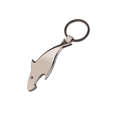 China Custom Cute Animal Logo Shape Metal Dolphin Zinc Alloy Metal Keychains Brand for sale