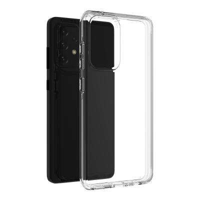 China Clear Transparent Anti-fall Highs Custom Design 2 in 1 Cover Mobile Phone Case For Samsung A52 A31 A32 for sale