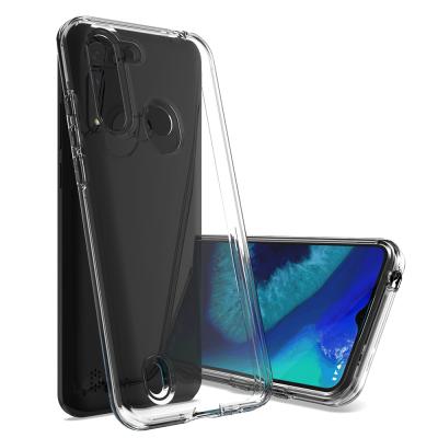 China High Anti-drop Back Cover Transparent Clear Mobile Cell Phone Case For Motorola Moto E6S g8 power lite g9 plus play for sale