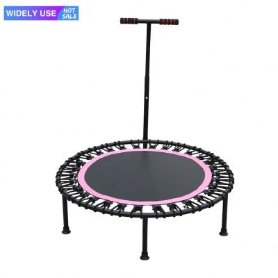 China Round Type Eco-friendly Small Household Bungee Elastic Indoor Fitness Mini Trampoline for sale