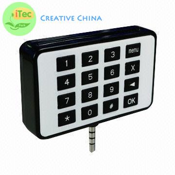 China Pinpad Smart Card Mobile Card Reader ISO7816 Card Reader  Emv Card Reader Audio Jack for sale