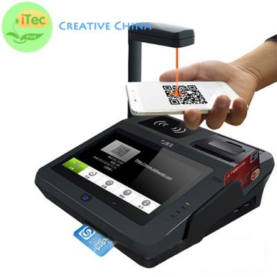 China 4 nuclear Android Mobile POS Tablet Cash Register Mobile payment terminal Fingerprint POS for sale