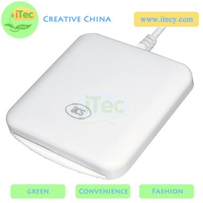 China Smart ID card reader ISO7816 contact card reader USB CCID / PC/SC protocol card reader for sale