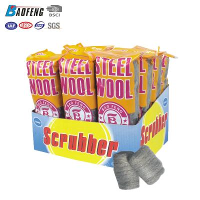 China 12 Pcs Sustainable Steel Wool And Steel Wool Ball And Steel Wool Roll for sale