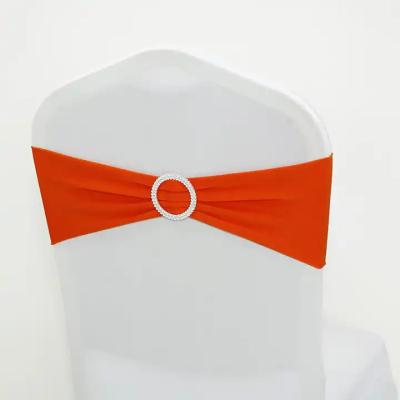 China Modern Factory Sale Spandex Chair Band Cheap Chair bow for Event Decoration dsc007 for sale