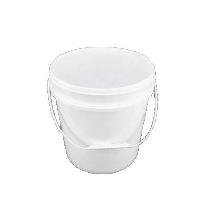 China Food Or Paint Liquid Plastic Storage Container 10L PP Chemicals Bucket With Lid Handle for sale