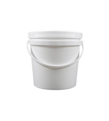 China Netting 2L Food Grade PP Plastic Bucket Of Food Or Liquid Storage Container With Handle And Lid for sale