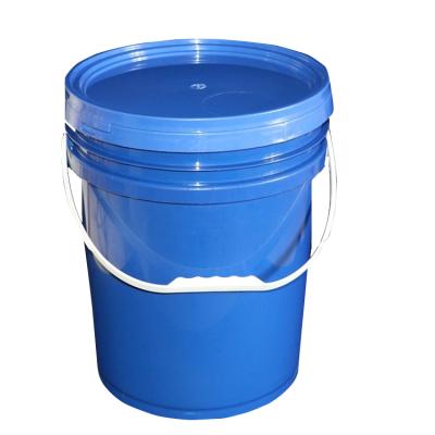 China High Quality 20L Food Or Liquid Storage Container Recycled Use PP Clear Paint Plastic Bucket for sale