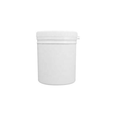 China Empty Round Food Storage Container 600ml PP Container Food Grade Plastic Jar With Screw Lid for sale