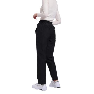 China New Anti-Wrinkle Casual Black Elastic Waist Stretch Shorts Jeans For Women Pants for sale