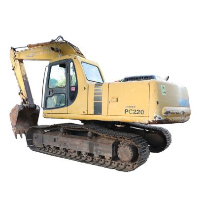 China Original Used Komatsu PC200 Hydraulic Excavator Crawler Wheel Backhoe Digger PC200-6 20 Tons Earth Mobile Machine Sida Machinery 0.8 m² ³ for sale