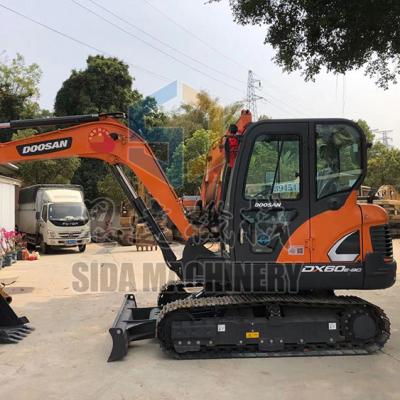 China wholesale 2022 year condition used doosan DX60-5B DX60-9C DX60R excavator dx60 used doosan excavator 0.3m; ³ for sale