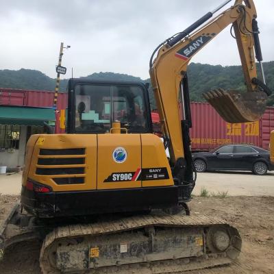 China Excavator SY55C 2022 year almost brand new sany mini digger crawler digger machine Chinese excavator SANY model excavator for sale