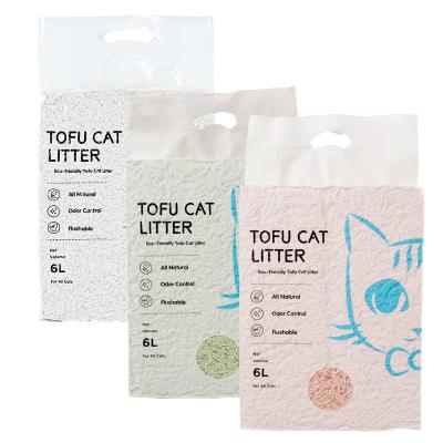 China Cat Litter Vacuum Packing Ultra Tofu Stocked Absorbent and Quick Dry Cat Litter Tofu Solubility in Water Odor Control for sale