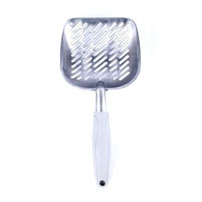 China Cat Litter Scoop Amazon Hot Viable Selling Aluminum Alloy Cat Litter Shovel Pooper Scooper Collapsible for sale