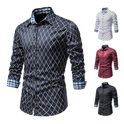 China 2021 Anti-Shrink New Promotion Guaranteed Quality Appropriate Price Fasion Formal Shirts For Men for sale