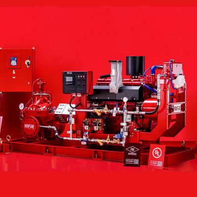 China Split Case Fire Pump With Tonatech Controller  Centrifugal Fire Pump UL Listed Fire Pumps fire fighting pumps -000 for sale