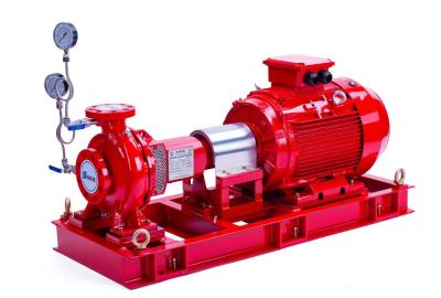 China High Speed End Suction Fire Pump Set With Tornatech Controller Jockey Pump -E01 for sale