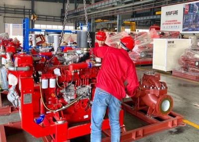 Cina Motore diesel raffreddato ad acqua 2100RPM della pompa antincendio di 227KW 305HP in vendita