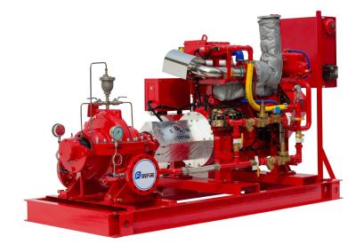 China 5000GPM 174PSI Diesel Engine UL FM Split Case Fire Pump With Tornatech Controller Diesel Engine Driven Fire Pump for sale