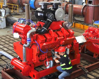 China Diesel Fire Pump Engine Water Cooling With 1900-3000 rpm Speed at 305 HP for sale